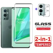 For OnePlus 9/9 Pro Nord 2T Full Cover Tempered Glass+Camera Lens Protector Film