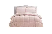 Hotel Living Seersucker Comforter Set King Light Pink King Comforter Sets