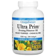 2 X Natural Factors, OmegaFactors, Ultra Prim, Evening Primrose Oil, 1000 mg, 24