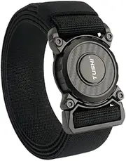 [Generic] TUSHI 3.8cm Width Men Belts Army Style Quick Release Buckle Nylon Outdoor Man Casual Belt 125cm