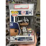 FUNKO MLB紐約洋基隊AARON JUDGE親筆簽名公仔稀有PSA封殼/法官