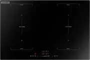 30 Inch Induction Hob Electric Cooktop, Flat Glass Top Stove with 4 Burners Brid