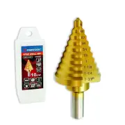 Step Drill Bit for Metal, HSS Step Drill Bit, Titanium High Speed Steel Step Dr