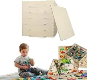 JOYABEST 6 Trays Sorter Sifter Box for Building Blocks, Toy Storage Block Organizer, 5 Different Sizes Brick Storage for Building Blocks
