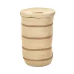 [Florabelle Living] Mayan Woven Basket wLid Natural and Brown
