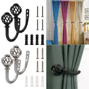 Curtain Hook Wall Hook Binding Art Ushaped Shower Curtain Hook Window NEW-