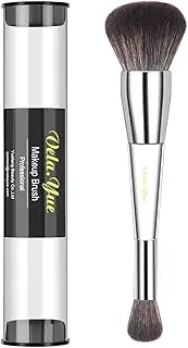 Vela.Yue Dual Ended Foundation Concealer Makeup Brush Liquid Cream and Powder Complexion Applicator for Under Eyes Face