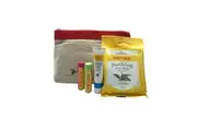 Burt's Bees: Hydration Station Travel Gift Bag Lip Balms x2 Mask & Cleansing Wipes