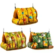 Warm Bird Nest Bed Hammock House Perch for Parrot Parakeet Finch Canary Cage