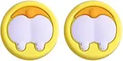 LeoLeoyy Cute Thumb Grip Caps Controller Thumbstick Grips Caps Covers for Joystick Analog Joystick Accessories (Yellow)