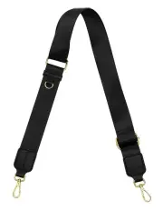 [Mocha] Ebby Black/Light Gold Strap