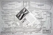 Ken Willard LI’L SWELL PLAN + CONSTRUCTION ARTICLE for 33" RC Model Airplane