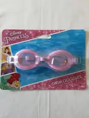 Disney Princess Girls Pink Swim Goggles W/Adjustable Strap BRAND NEW!