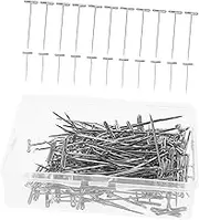 MUELODSIC 150Pcs Stainless Steel Wig Pins Wear Resistant Type Blocking Needles for Secure Wig Styling Includes Storage Box for and Organization