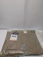 Dockers Easy Made Cotton Tan Regular Taper Khaki Dress Pants Size 34X34 NWT