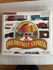 Open Box NOS Bachmann Mainstreet Express HO Electric Train Set 40-0484 Santa Fe