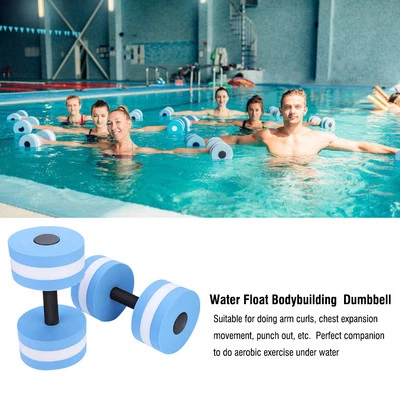 Fitness Dumbbell 1 Pair Foam Heavy Resistance Barbells Pool Barbell Float FG