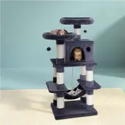 145cm i.Pet Cat Tree Tower Scratching Post Scratcher Wood Condo House Large Bed