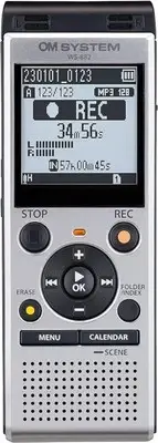 WS-882 4GB Digital Stereo Voice Recorder, Silver/Black