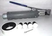 Replacement Sand Blasting Gun w/ 4 Ceramic Nozzles Tips Blaster Cabinet Air