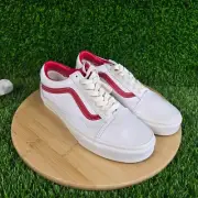 Vans Old Skool Vintage Leather Blanc De White Mens Size 8 Womens 9.5 NIB