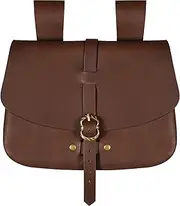 [Mythrojan] Medieval Leather Bag Buff Crunch
