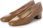 [MODE ET JACOMO carino] Women's CATN43002 Pumps, Camel Katoshi, 22.5 cm