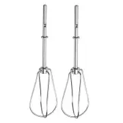 Hand Mixer Manual 2X Stainless Steel Egg Beater Hand Crank Cordless Hand Mixer