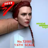 在飛比找Yahoo!奇摩拍賣優惠-BOxx潮玩~1/6兵人TTTOYS黑寡婦7.0頭雕斯嘉麗約