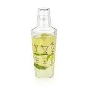 True Maraca Cocktail Shaker With Built In Strainer, Drink Mixer With 7 Classic 1