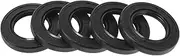 X AUTOHAUX Universal Oil Seal TG4 Lip Seal Ring Rotary Shaft Seal 30x50x7mm High Pressure NBR Rubber Black 5 Pcs