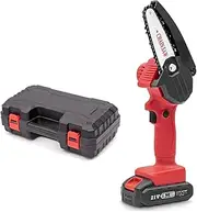 Mini Electric Chainsaw 4 Inch Handheld Cordless Chainsaw, Portable Small Chainsaw Woodworking Saw Single Handed Chainsaw For Tree Pruning Branches Wood Cutting