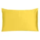 Lemon Dreamy Set Of 2 Silky Satin Standard Pillowcases