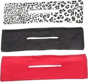 VICASKY 3pcs Hair Bun Maker Twisting Hair Accessories for Women Grey Leopard Print for Daily Styling and Special Occasions