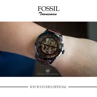 美國原裝FOSSIL ME3098鏤空機械錶 茶色鏡面羅馬數字 ME3102/ME3082/ME3080/FS4835