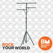 OnStage LS7720BLT Lighting DJ Disco Light Stand w/ Side Bars LS7720-BLT On-Stage