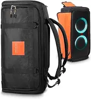 Speaker Tote Bag Travel Bag Carry Case for JBL PARTYBOX 310 Speaker Carry Backpack Accessories, Black