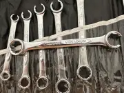 11 pc. Flare Nut Combination Chrome Vanadium Wrench Set New