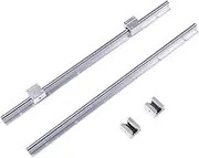linear rail, 2pcs SBR12-600mm 12MM Linear Bearing Rail Slide Guide Shaft + 4Pcs SBR12UU Blocks ecm motor linear bearing