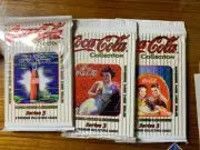(3) 1994 Coca Cola Collectors Cards Series 3 Unopened Packs SKU#36365