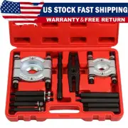 12PCS Heavy Duty Bearing Separator Removal Tool Kit Wheel Hub Axle Puller - Set