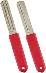 HOMSFOU Fishing Hooks Sharpener 2pcs Fishing Hook File Stone Diamond Tool for Outdoor Use