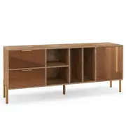 Costway Buffet Cabinet Kitchen Sideboard Natural