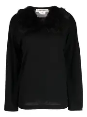 [COMME des GARCONS] 毛領 T 卹