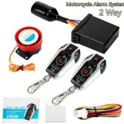 PKE 2 Two Way Motorcycle Alarm Anti-theft Security System Remote Engine Start