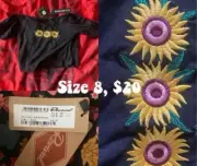 Dangerfield Sunflower Crop Top