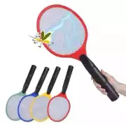 Electric Bug Zapper Tennis Racket Mosquito Fly Swatter Insect Killer Battery