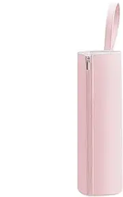 Toguma Heat Resistant Mat Pouch for Curling Iron Straighteners Flat Irons, Hot Iron Holder with Handle Hot Hair Tool Organizer for Tavel Home (Pink)