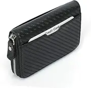 [MOBUTOFU] Multi-Card Wallet for Men Anti-Theft Bag Pu Zipper Purse Money Belt Travel Wallet