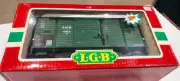 LGB Lehmann - Model #4135S Box Car With Steam Engine Sound In Original Box - NEW